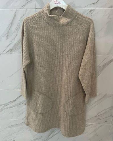 The Territory Ahead  wool mock neck sweater dress