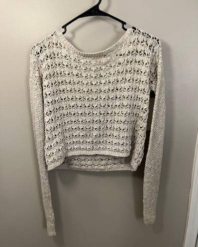 Hollister Cropped Sweater Top