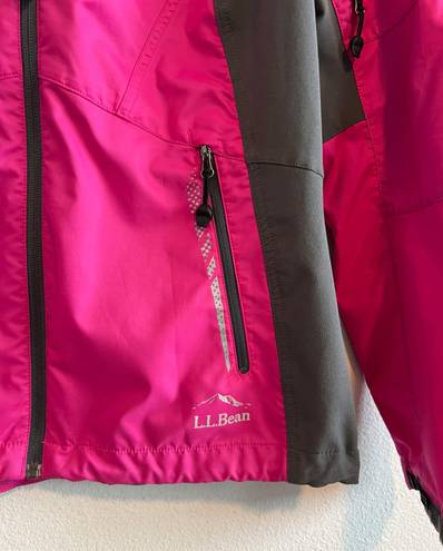 L.L.Bean Pink, pink, and gray,  outerwear jacket