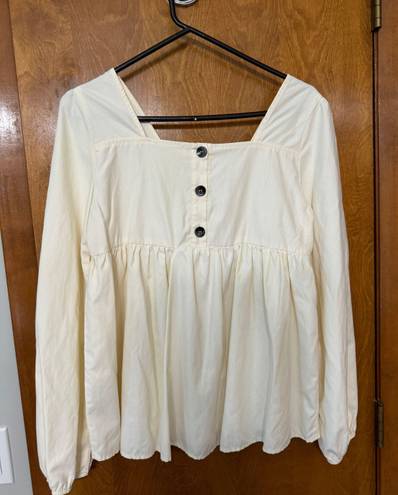 Listicle White Blouse