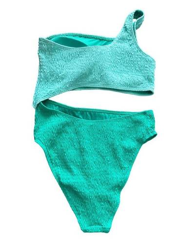 Ny&co NY &  Green Blue Colorblock Swimsuit Size XL NEW