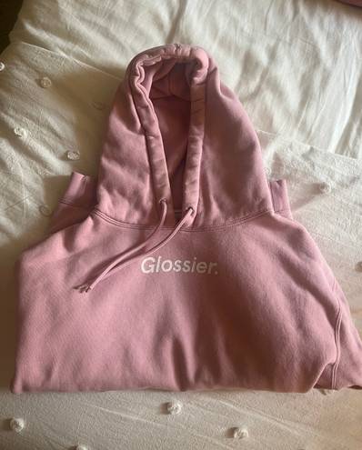 Glossier Hoodie Pink