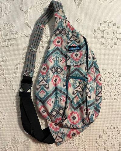 KAVU Island Ikat Classic Rope Sling Crossbody Bag