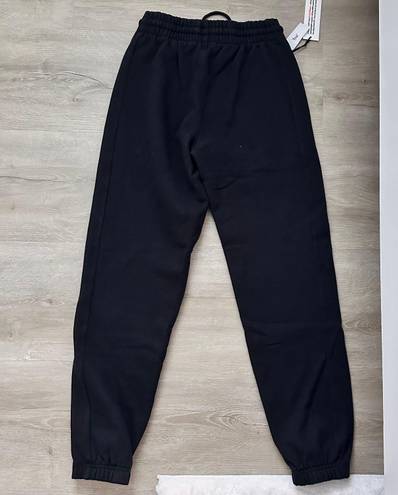 Aritzia Tna EXTRA FLEECE BOYFRIEND SWEATPANTS IN BLACK