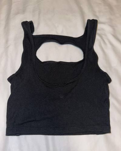 Lululemon Black Cutout Top