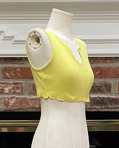 Ny&co yellow crop top / S / Excellent condition