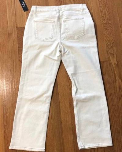 Lulus NWT  Janine Ivory High Waist Crop Jean