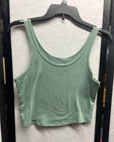 Sonoma Double Scoop Cropped Tank Top(turquoise )