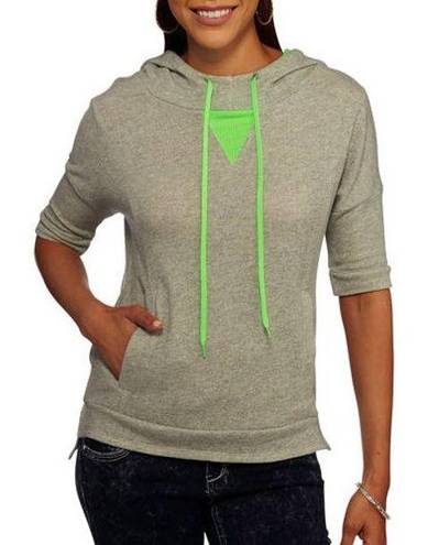 Energie Open Back Mesh Hoodie 