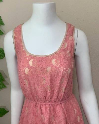 Flying Tomato Anthropologie  Pink Lace Dress