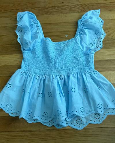 flowy top Blue