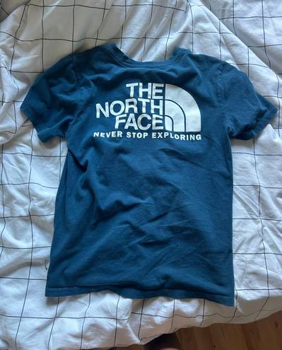 The North Face Blue Tee