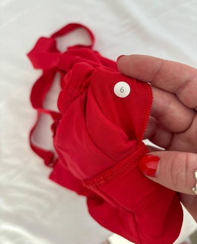 Lululemon Red Sports Bra