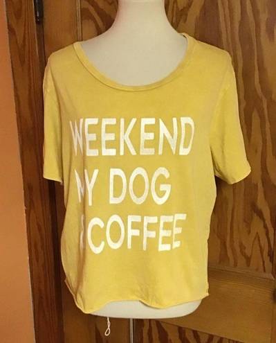 Grayson Threads 3 for 20 $ bundle Weekend, my dog, n coffee slouchy graphic t shirt