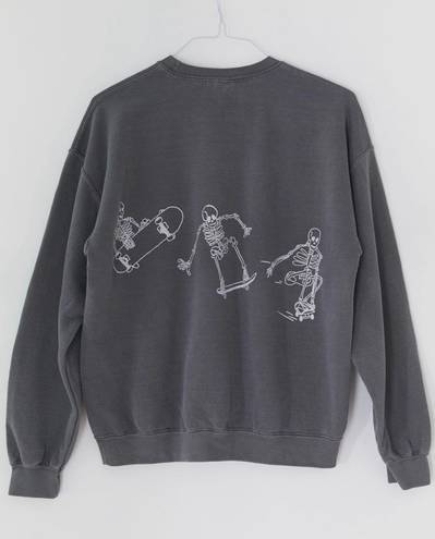 Urban Outfitters Project Social T Skateboard Skeletons Sweatshirt