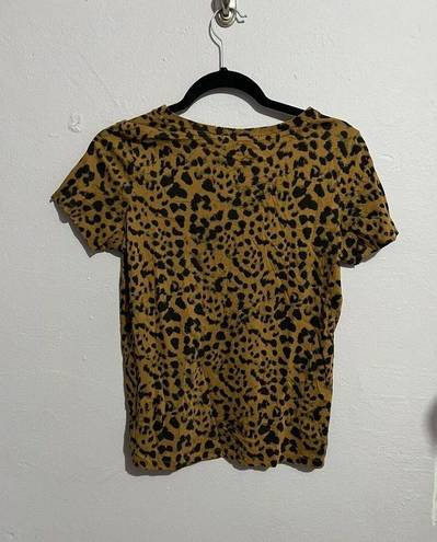 n:philanthropy  Jigsaw BFF Tee Leopard size S NWT