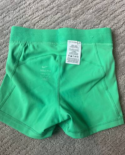 Nike Pro Green Shorts