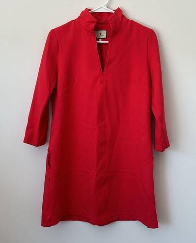 Tuckernuck  Poppy Red Ponte Clifton Dress Size: S