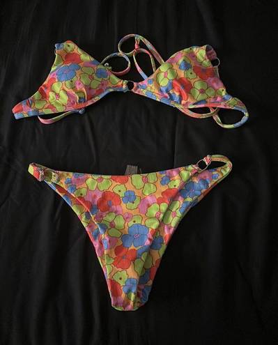 flower bathing suit Multi