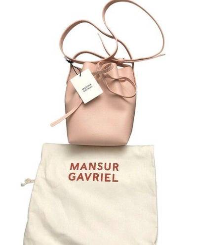 Dahlia Mansur Gavriel Mini Leather Bucket Bag ~NWT~  Pink