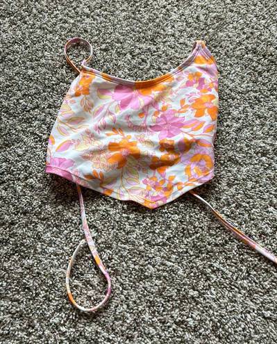 Pink / Orange Bikini Top Multiple Size M