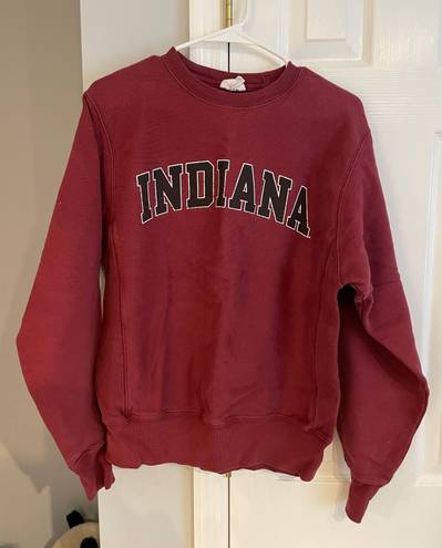 Indiana Oversized Sweatshirt Red