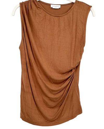 Lovers + Friends  Revolve Womens Basic Sahara Draped Tank Top Size S Brown