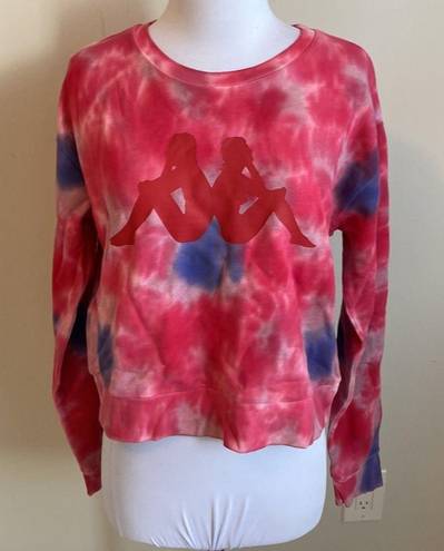 Kappa  Authentic Galz Cropped Tie Dye Sweatshirt