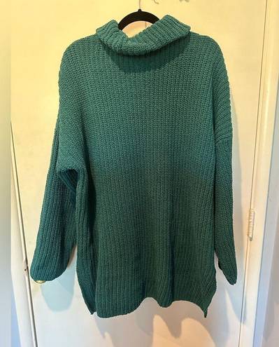 Abercrombie & Fitch Abercrombie oversized chenille turtleneck sweater