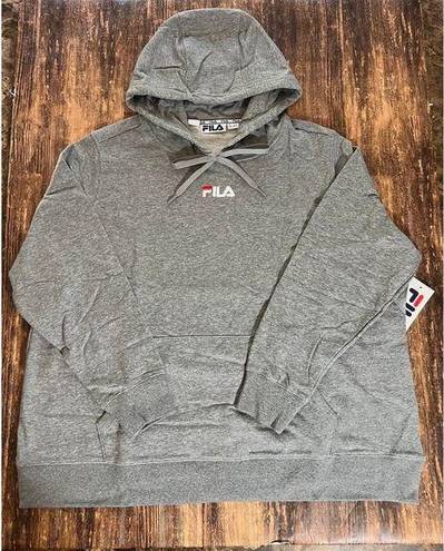 FILA  Heather Gray Crowd Pleaser Hoodie NWT Plus Size 3X