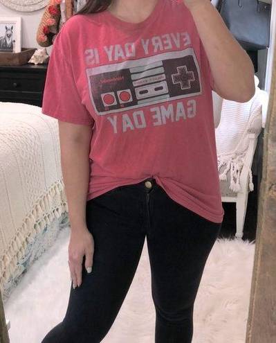 Nintendo  Every day is game day large gamer tee