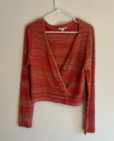 American Eagle AE Wrap Front Sweater