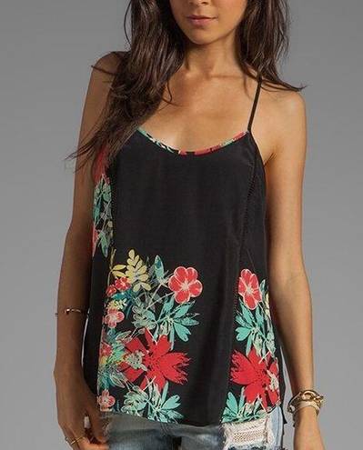 Ella Moss  Revolve Tropadelic Floral Tank Silk