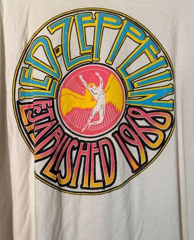 Daydreamer  Led Zeppelin Established 1968 Graphic Tee Dirty White One Size