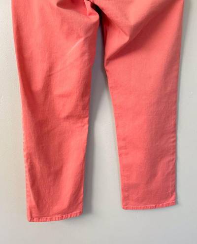 Gap  Pencil Cut Stretch Coral Pink Cropped Jeans