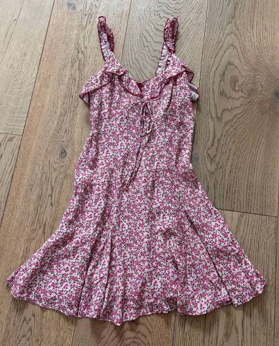 Unknown Floral Dress Pink Size XS