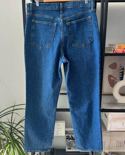 Abercrombie & Fitch  The 90’s Straight Ultra High Rise Dark Wash Jeans 31 / 12S