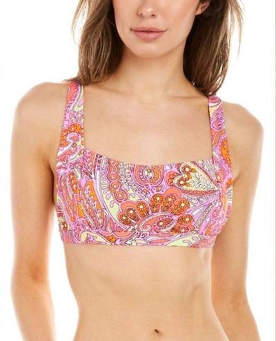 Jessica Simpson NEW  Flower Printed Retro Hipster Bikini Small / S Swimsuit 2 Pc