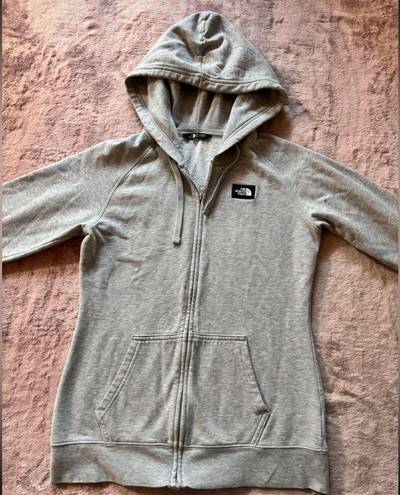 The North Face  Women’s Full Zip Hoodie Gray Sweater Long Sleeve Size Small