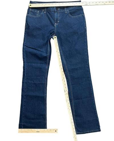 Dickies  Women's Relaxed Fit Dark Wash Bootcut Denim Jeans Size 6 Reg