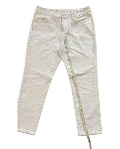 Kate Spade  Broome Street white mid rise straight leg jeans size 29