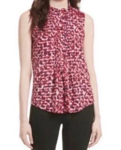 Kate Spade Red Print Top 