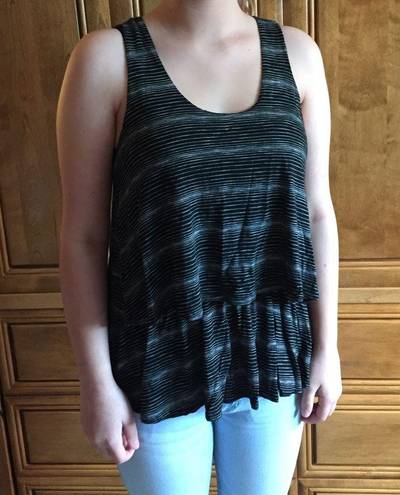 Final Touch Stripped layered tank top