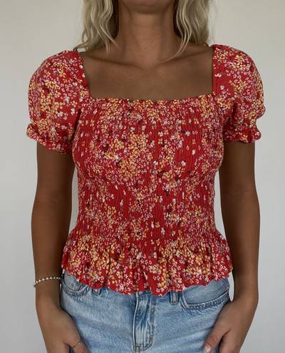 Francesca's Floral Top