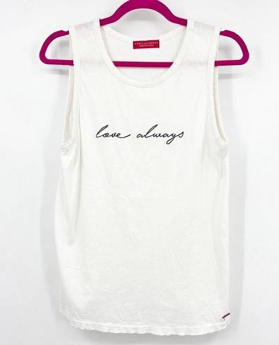 n:philanthropy  White Tank “love always” Size Small Revolve Summer