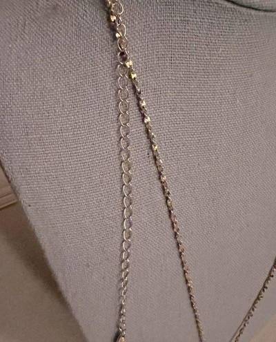 American Eagle mine  gold plated pendant necklace w star details NWOT