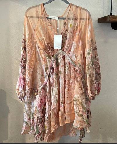 Zimmermann Zimmerman Dancer Floral Print Dress Nwt