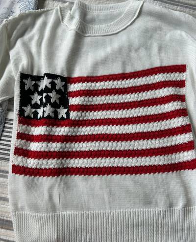 American flag sweater Size M