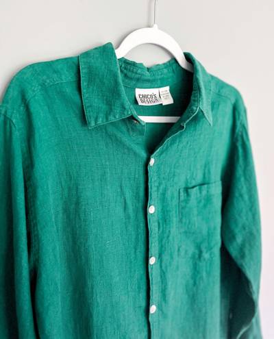Chico's Linen Button Up 