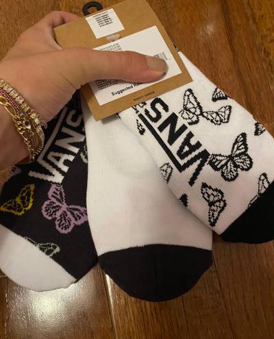 Vans NWT Van’s Butterfly Women's No Show Liner socks - 3 Pack